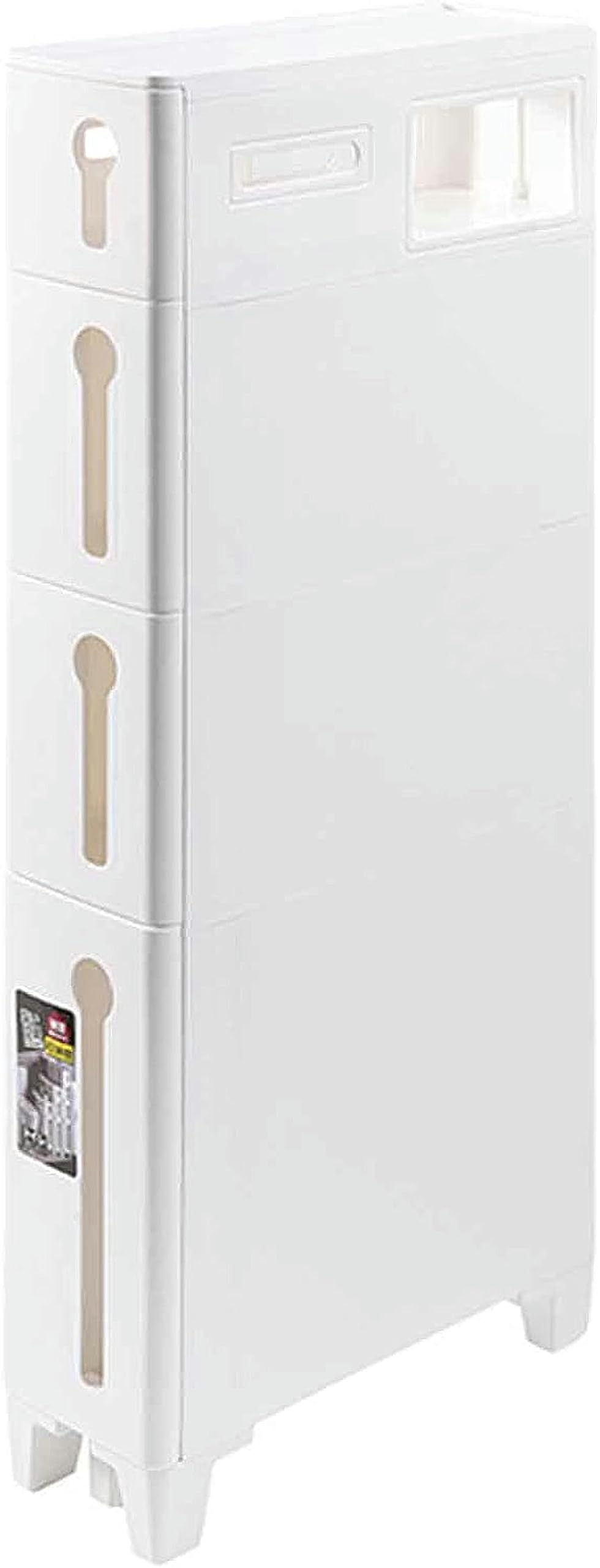 Gabinete de piso para baño con cajones de almacenamiento apilables Gabinete de piso para baño con 2/3/4 cajones Organización del hogar Contenedor de almacenamiento Torre