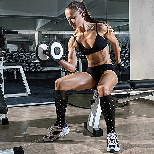 Image of Copper Compression Socks (3 Pairs), 15-20 mmhg is BEST Athletic & Medical for Men & Women, Running, Flight, Travel, Nurses - Boost Performance, Blood Circulation & Recovery