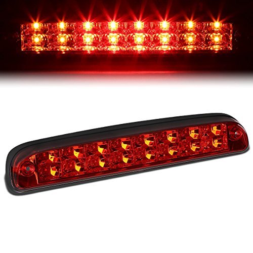 Image of Auto Dynasty LED Third Brake Light for 93-16 Ranger Explorer Sport Trac | 3rd Brake Light for 93-16 Ranger Sport Trac B-Series F-250 F-350 Super Duty, High Mount Stop Light Cargo Lamp, Chrome Housing