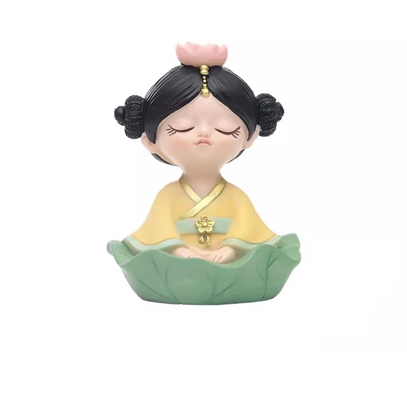 FbqLhe1ahh Office Statues, Desktop Decorations, Small Decor(Yellow)