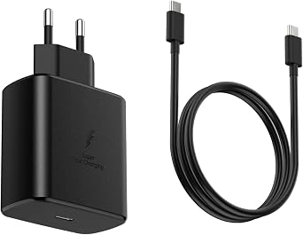 45W Europe Super Fast Charger European Travel Plug Adapter for Samsung Galaxy S26 S25 S24 S23 S22 Ultra Plus iPhone MacBook EU International Power Adaptor USB C Wall Charger PD Italy France Spain Euro