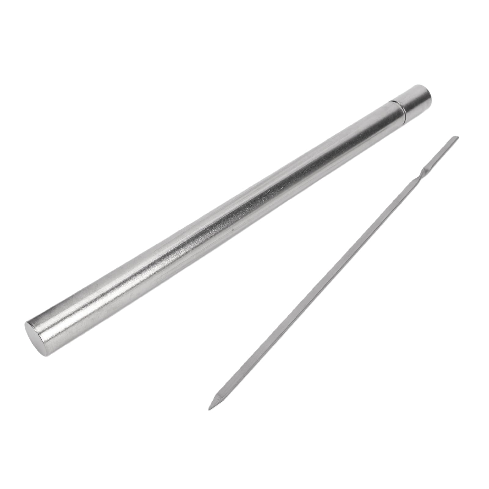 Generic Spiedini in Metallo per Grigliare Bastoncini per Barbecue Ti Compatti e Leggeri, Facili da Pulire, Design Ergonomico per il Campeggio (260 mm)