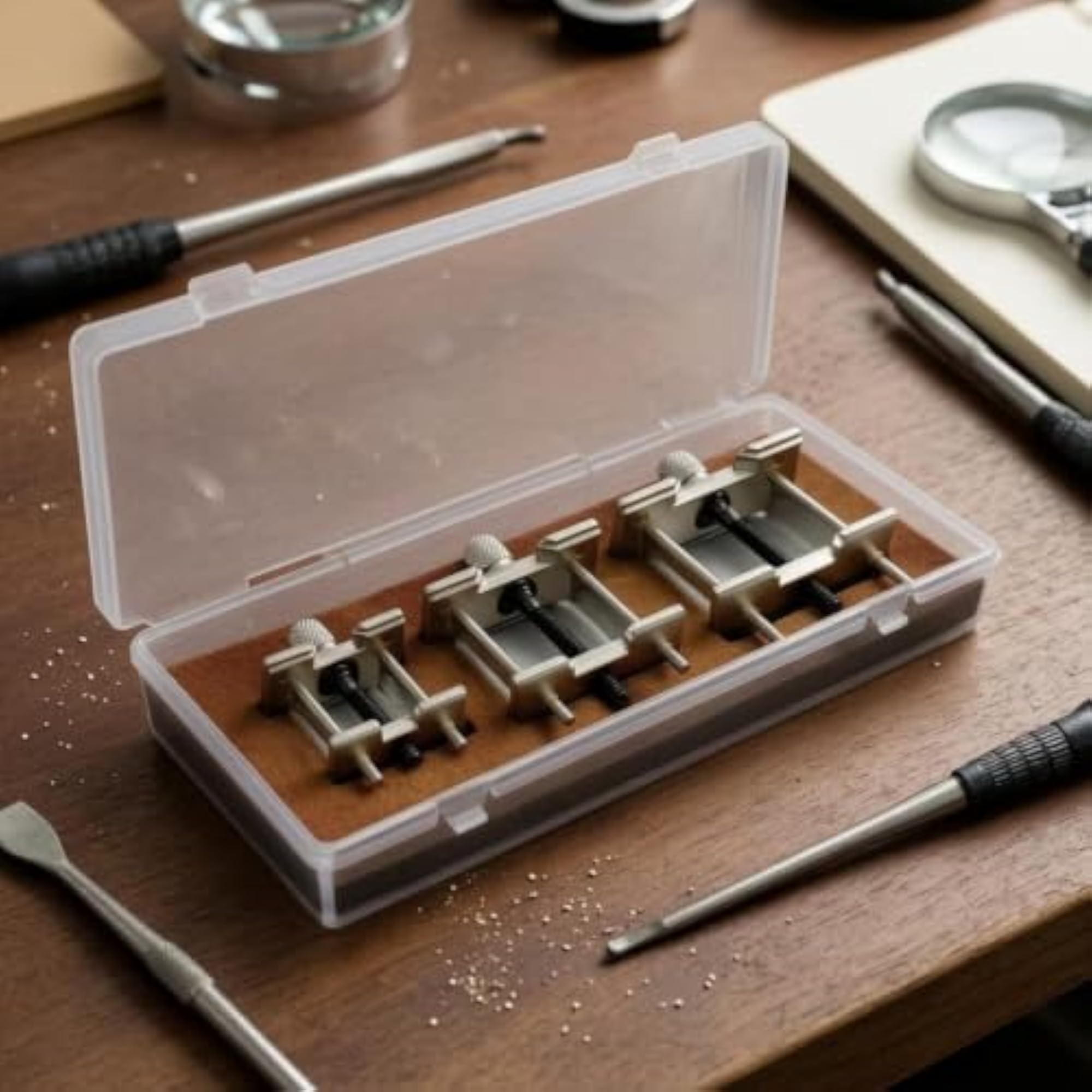 Easy to Use Adjustable Watch Movement Holder Repair Work Clamp