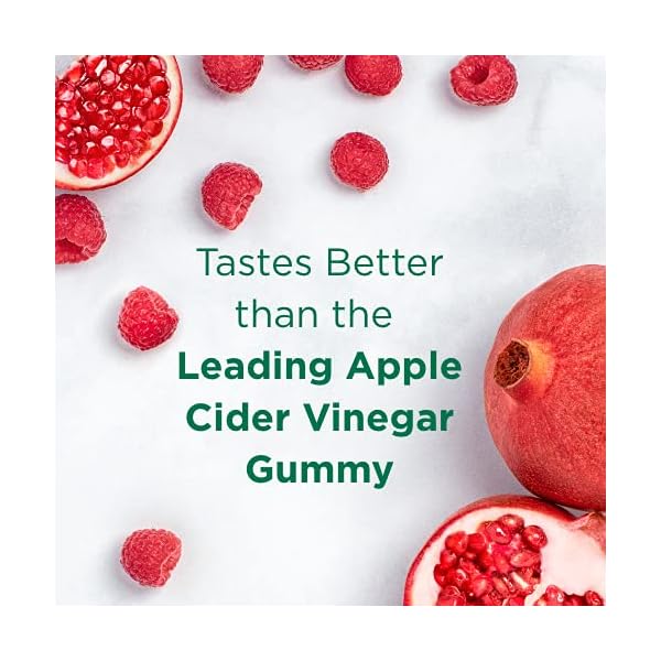 Natures-Bounty-Apple-Cider-Vinegar-Gummies-Energy-Metabolism-Supplements-Unfiltered-liquid-ACV-with-the-Mother-Non-GMO-Vegetarian-Vitamin-B12-Beet-Root-Pomegranate-500-Mg-120-Count Nature's Bounty Apple Cider Vinegar Gummies - Energy & Metabolism Supplements - Unfiltered liquid ACV with the Mother, Non-GMO, Vegetarian, Vitamin B12, Beet Root, Pomegranate (500 Mg, 120 Count)
