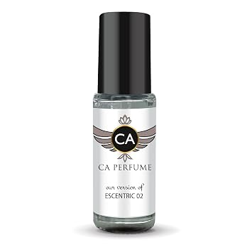 CA Perfume Impression of Escentric 02 Unisex Perfume Oil Amber Floral Scent Long Lasting Fragrance for Women and Men Travel Size Mini Perfume Sample TSA Ready Body Oil Roll-on 0.14 Fl Oz 4ml
