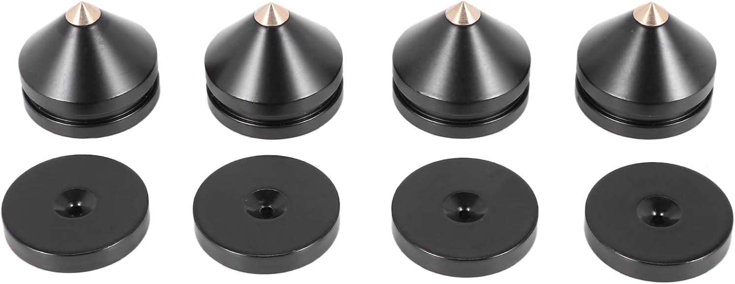 8 Sets Speaker Loudspeaker Spikes Stand Feets Audio Speaker Repair Parts Turntable DIY Speaker Stand Shock Pin Nails