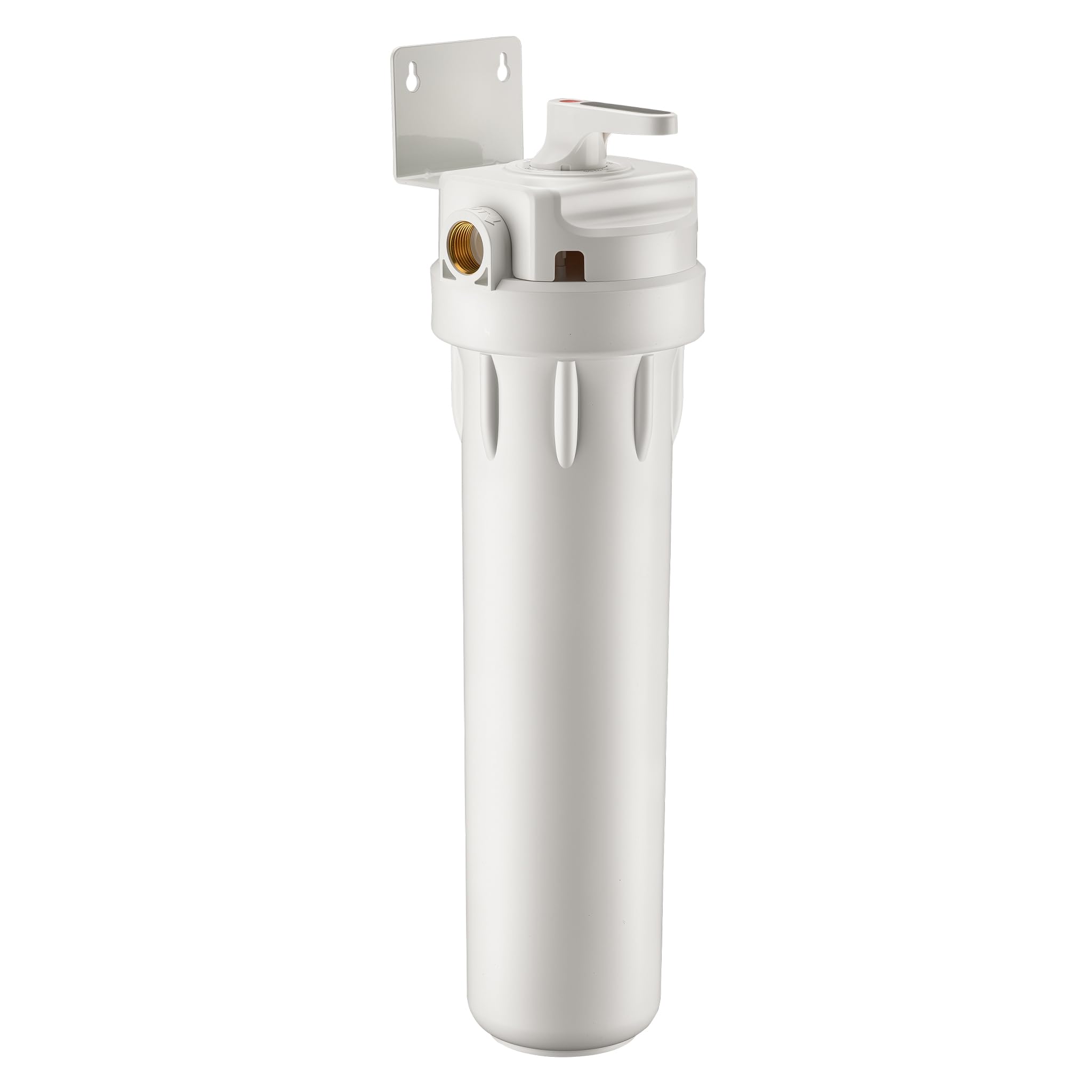 Naturewater filtr wstępny do wody z wkładem PP 20", filtr mechaniczny z płukaniem wstecznym, ciśnienie robocze 1,5–5 bar, filtracja wody w domu