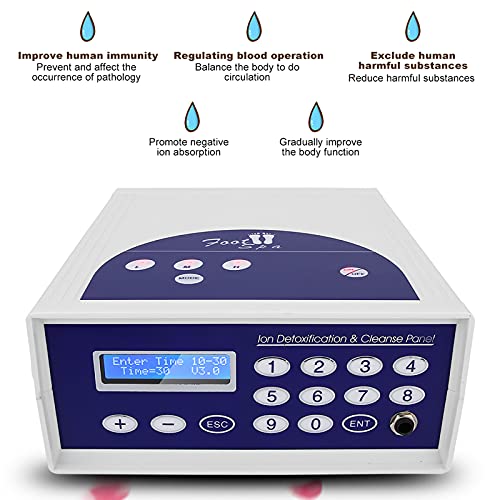 Banho de pés Ionic Detox, Multifuncional Hidrogênio de íon negativo Máquina para limpar pés com alça