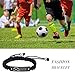 VNOX Soccer Bracelet For Men - Handmade Rope Bracelet Engraved Inspirational Quote Soccer Customized Gifts For Birthday Christmas | Gifts For Men Teen 8-12 Soccer Players
