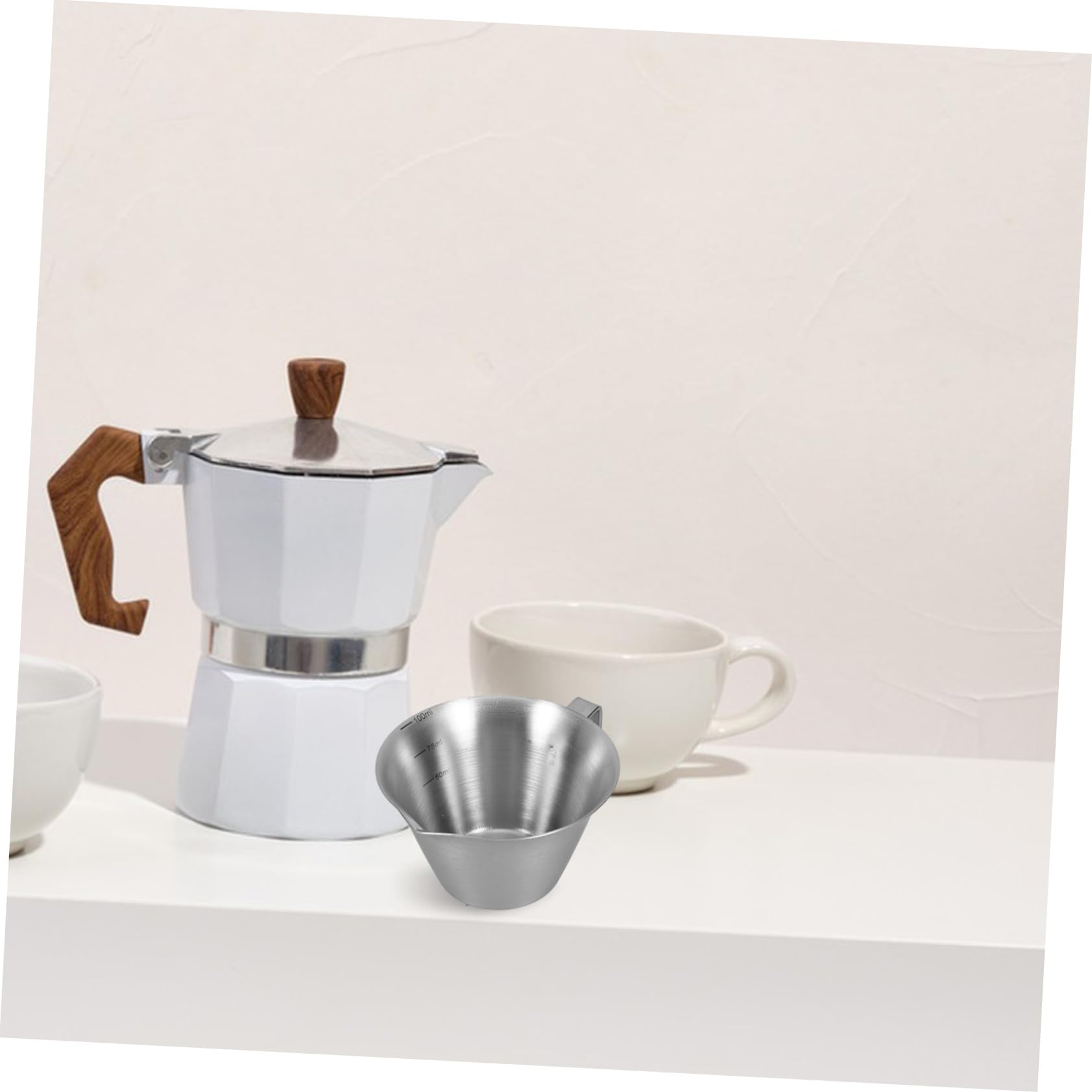 MAGICLULU 10 Piezas Taza De Extracción De Acero Inoxidable Taza De Con Escala Taza De Expreso Casera Taza De De Acero Inoxidable Taza De Expreso Taza Para Preparar