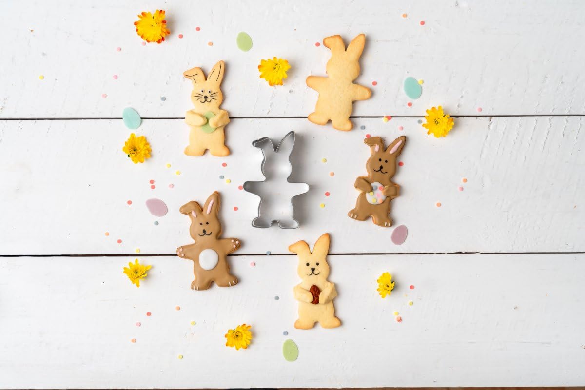 Tagliabiscotti Coniglio Pasqua Zenker - Formina Acciaio Inox Per Dolci E Cioccolato - Foto 7