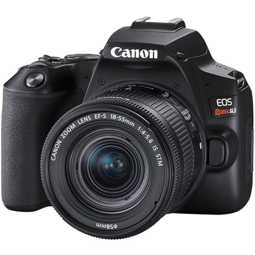 Cámara DSLR Canon EOS Rebel SL3 con lente EF-S 18-55mm miniatura 2