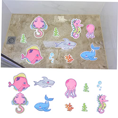 Pegatinas antideslizantes ducha animales y calcomanías suelo baño antideslizantes PRETYZOOM 3