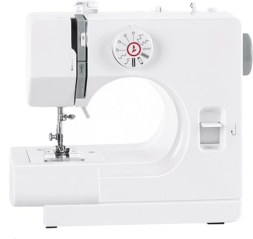 Máquina de coser para principiantes, mini máquina de coser portátil con 12 puntadas integradas, máquina de coser eléctrica de mano resistente para