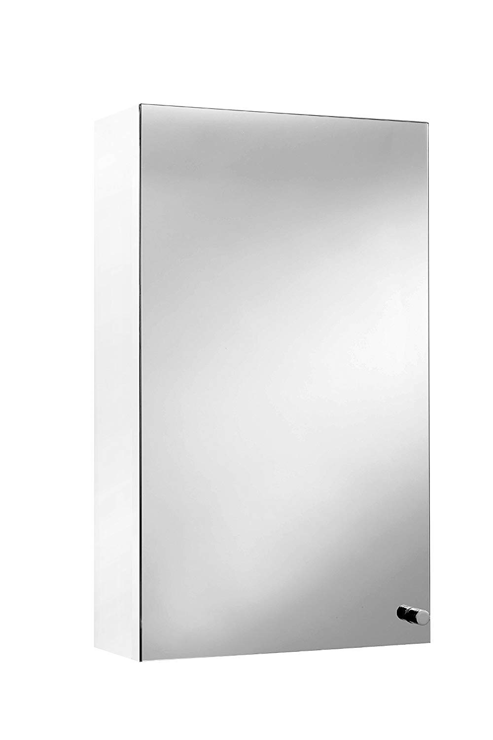 Carra 300mm W 500mm H Surface Frameless Medicine Cabinet Mirror 1 Fixed