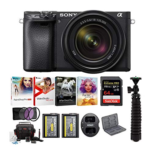 Sony a6400 Mirrorless Digital Camera Bundles (w/ 18-135mm)
