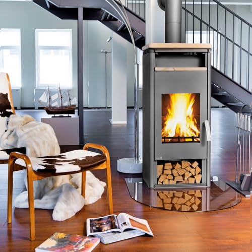 Wamsler Orpheus Kaminofen 6 kW – Holz und Kohle, freistehend