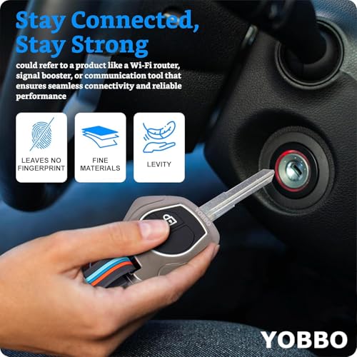 Image of Yobbo Car Accessories Key Cover Compitable for Suzuki Swift Ertiga Wagonr Celerio Swift Dzire Alto Fronx Breza S Presso Ignis 2 Button Remote Key Metal