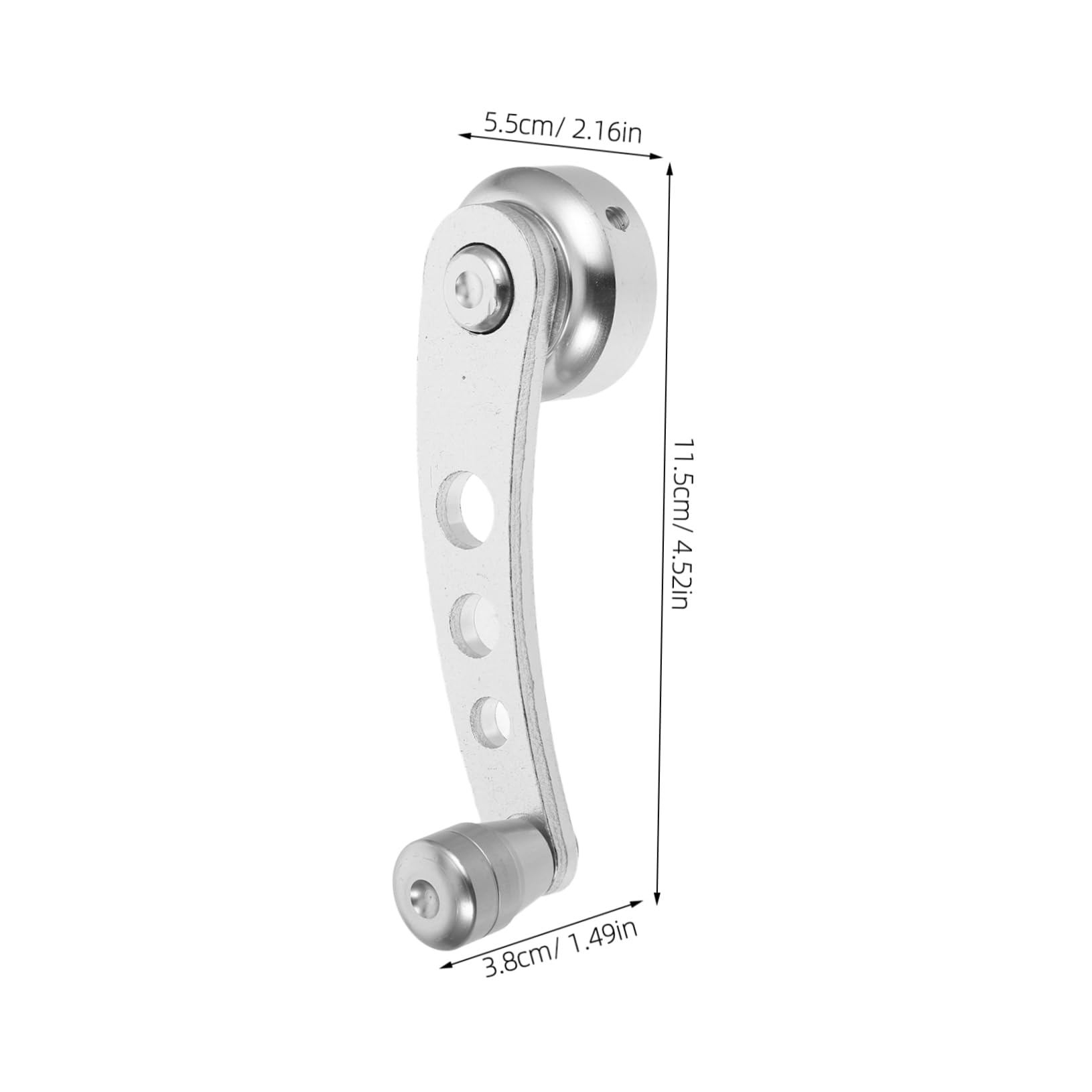 HEALLILY Stylish Car Window Shake Handle Easy to Use Metal Crank Handle for Window Winder
