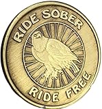 wendells Ride Sober Ride Free Bulk Lot of 25 Medallions Eagle Motorcycle Chips Bronze Serenity Prayer
