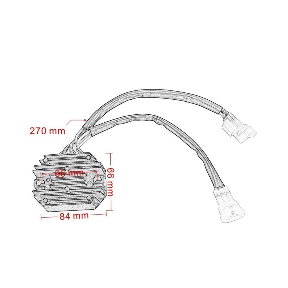 Regulator napięcia do motocykli Outlaw 450/500 (2006-2007), 525 (2007-2009) i Predator