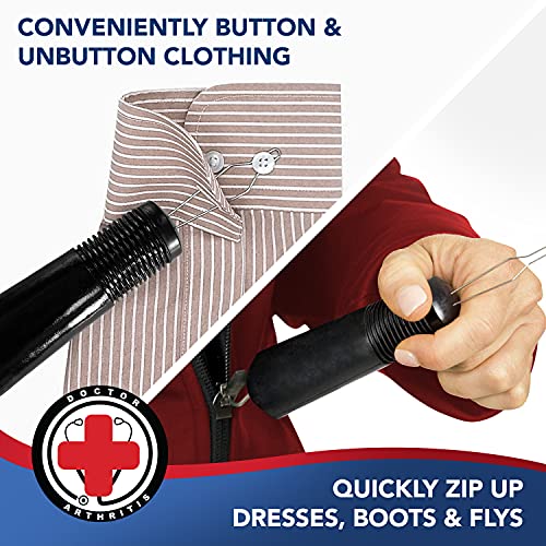 Button Hook & Zipper Pull, Assist, Helper Device, Dress Clothes Tool