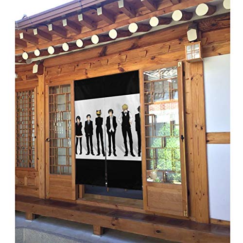 Hkdfjg Anime Du-rar-ara Door Curtains Blackout Protection Privacy Dust-Proof Door Curtain Blind for French Door Panel Doorways or Windows Wall Mount Multifunction Door Curtain