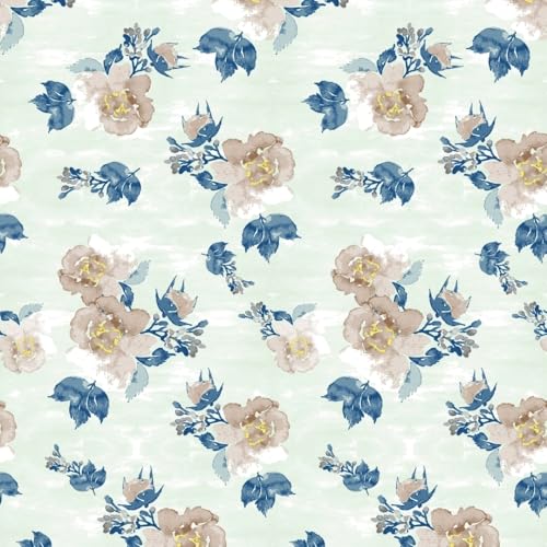 Image of Dreamscape 100% Cotton Bedsheet for King Bed, 186 TC, 1 Bed Sheet (Size 87 x 108 inches) with 2 Pillow Covers - Blue