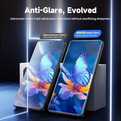 Image of FabeKee Matte Tempered Glass Screen Protector for Samsung Galaxy S26 Plus [Ultrasonic FingerPrint Unlock] 9H Screen Guard Anti-FingerPrint with Installation Kit