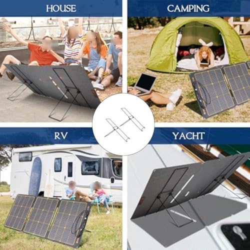 Support de panneau solaire réglable contre le vent fort fixation pliable en acier rigide - 5