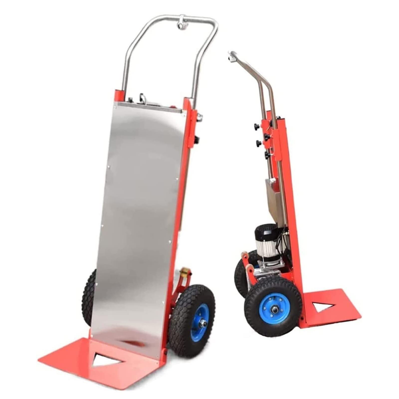 Carrello a mano per montascale elettrico con capacità di 200 kg, carrello a mano elettrico a mano che risparmia manodopera, carrello conveniente e a risparmio di manodopera, batteria staccab
