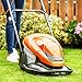 Flymo EasiGlide 360 Hover Collect Lawn Mower - 2000W Motor, 36cm Cutting Width, 26 Litre Grass Box, Folds Flat, 10m Cable Length, Orange and Grey