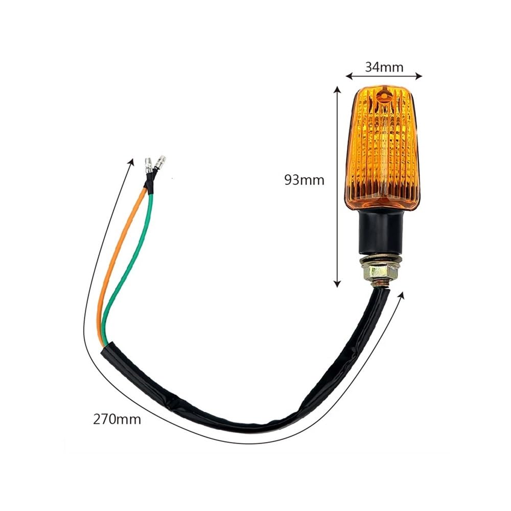 Moto Indicatori Direzione 4 Pz/set 12V Universale Del Motociclo Indicatore Di Direzione Luce Di Svolta Ambra Lampada Lampadina Moto Lampade Lampeggiante Lampada Flash