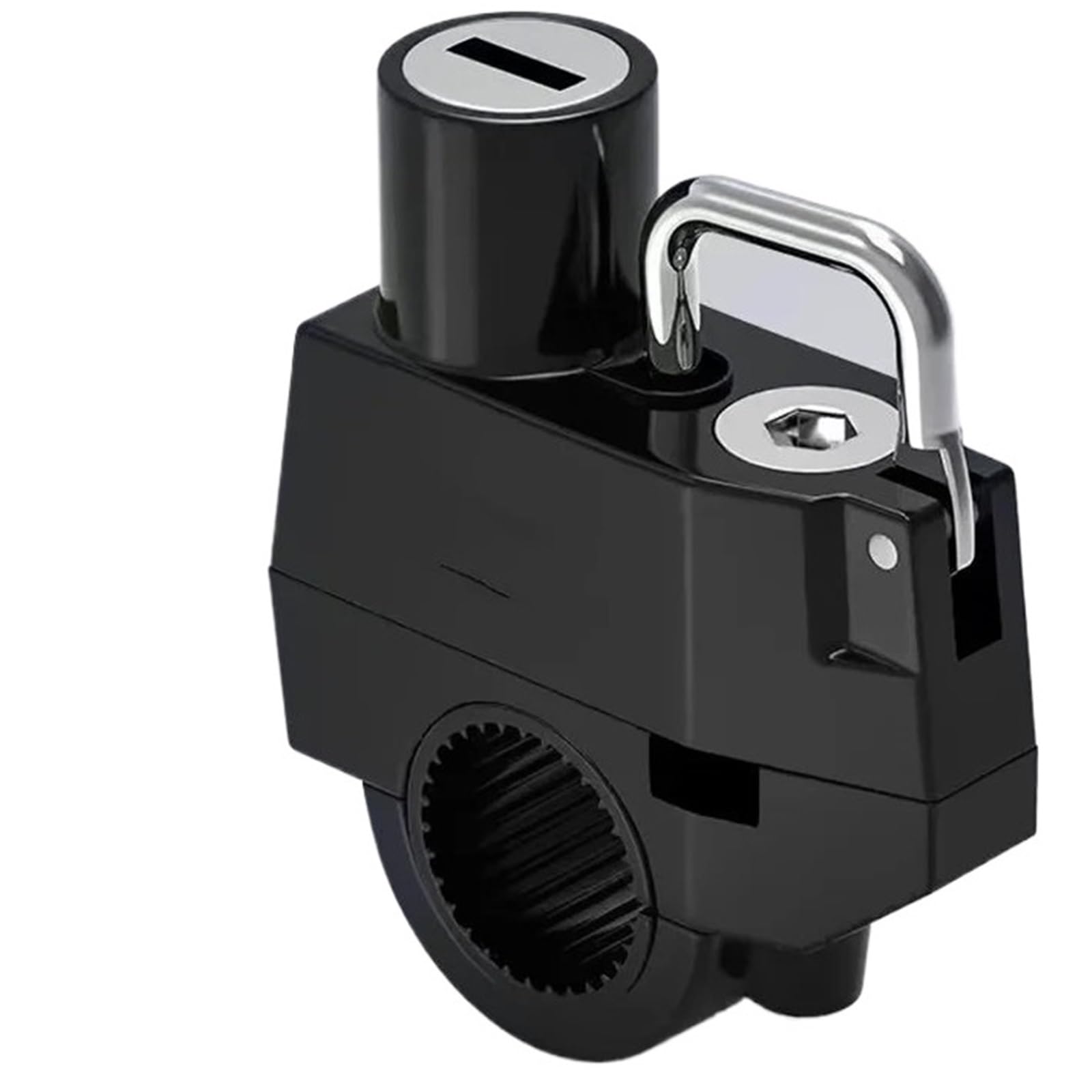 Uatdpmng One Color Motorcycle Handlebar Lock Motorcycle Helmet Lock Anti-Theft Security Safety Fit For Yamaha Xmax X-Max Security