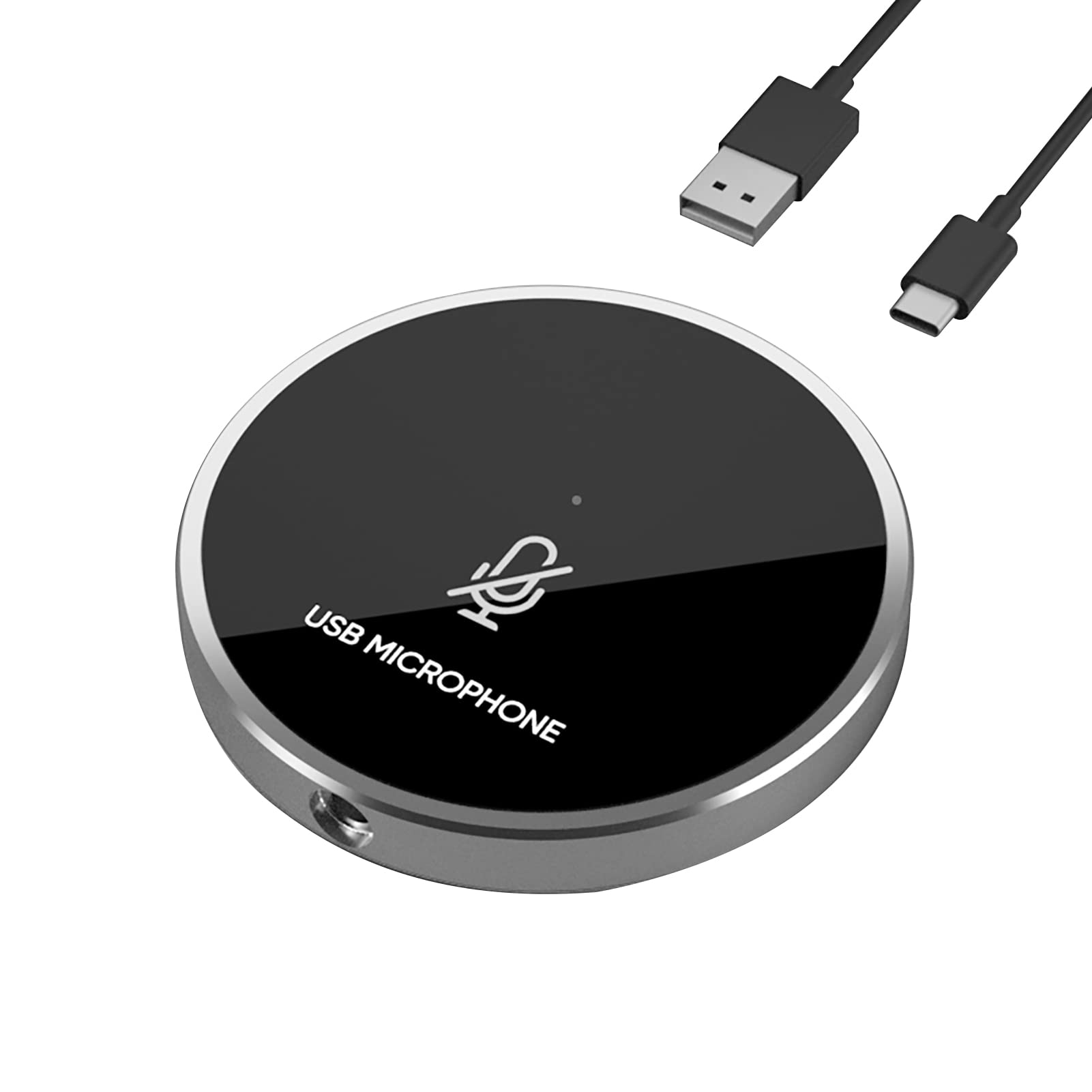 UBERSWEET® U-SB Conference Computercrophone Desktop PCC 360° Omnidirectional Condenser Plug & Play Touch-Sensor Buttons Mute Function Compatible with Windows for PC Laptop Conference Reco ing-image-39