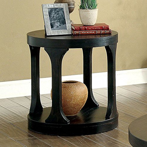 Furniture of America Carrie Black End & Nesting Tables