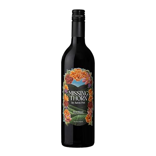 Missing Thorn Vino rojo de Burdeos eliminado con alcohol por Aaron Pott  Sip Clean vino sin alcohol con mora rica, cereza negra y cassis  Bajo en