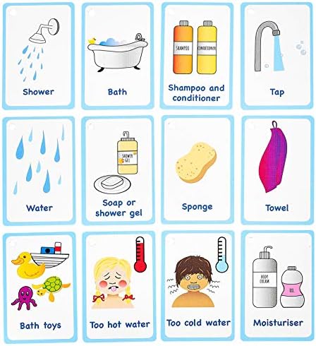 Special Needs My Communication PECS Cards Multi Pack for Special Ed, SEN Speech Delay Non Verbal Children and Adults with Autism 60 Flash Cards for Visual aid or cue Cards