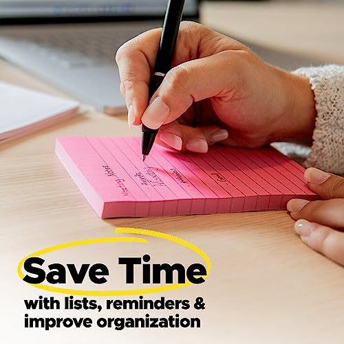 Image of Post-it Super Sticky Notes, 3 inch x 3 inch, Miami Collection, 6 Pads per Pack, 65 Sheets per Pad (654-6SSMIA)