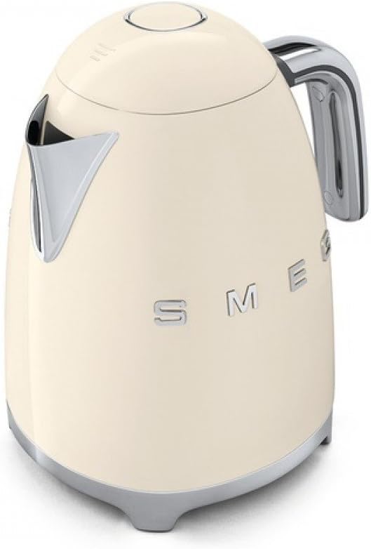 KLF03CRUK 50's Retro Style Aesthetic Cream Kettle - 1.7 L
