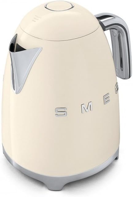 Smeg KLF03CRUK 50's Retro Style Aesthetic Cream Kettle - 1.7 L