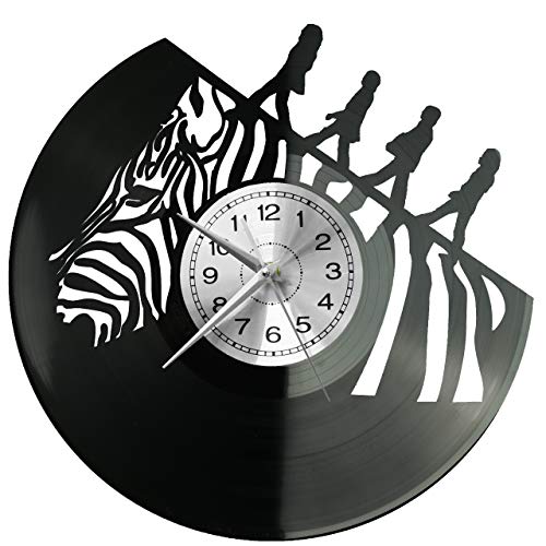 EVEVO The Beatles Horloge en Disque Vinyle Disques Vinyliques Horloges Murales Vinyle Record Mur l’horloge Créatif… - Les Beatles, Paul McCartney, John Lennon, RIngo Starr, George Harrison EVEVO The Beatles Horloge en Disque Vinyle Disques Vinyliques Horloges Murales Vinyle Record Mur l'horloge Créatif… – Image 6