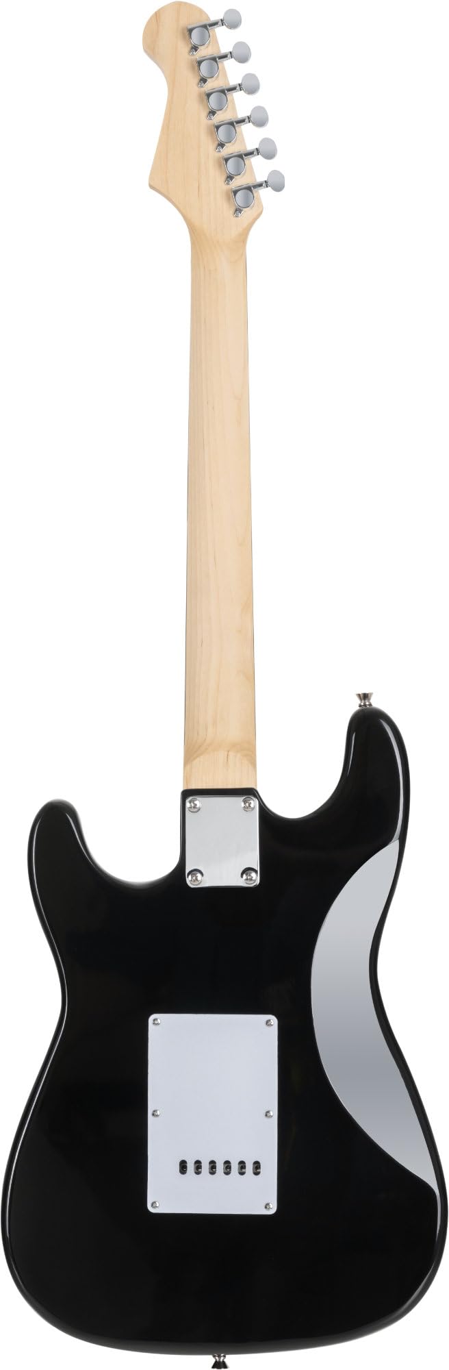 Rocktile Pro ST60-SK Chitarra Elettrica Set con Gigbag Skull, Corpo: Tiglio | Manico: acero avvitato, 1 Humbucker/2 Single Coil pickup, 22 tasti jumbo, Tastiera in palissandro, Intarsi: Dot, Peso: ca. 1