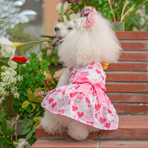Image of CuteBone Dog Mesh Dress Puppy Sundress Pet Outfit Summer Fashion for Small Dogs Girl Cat Clothes