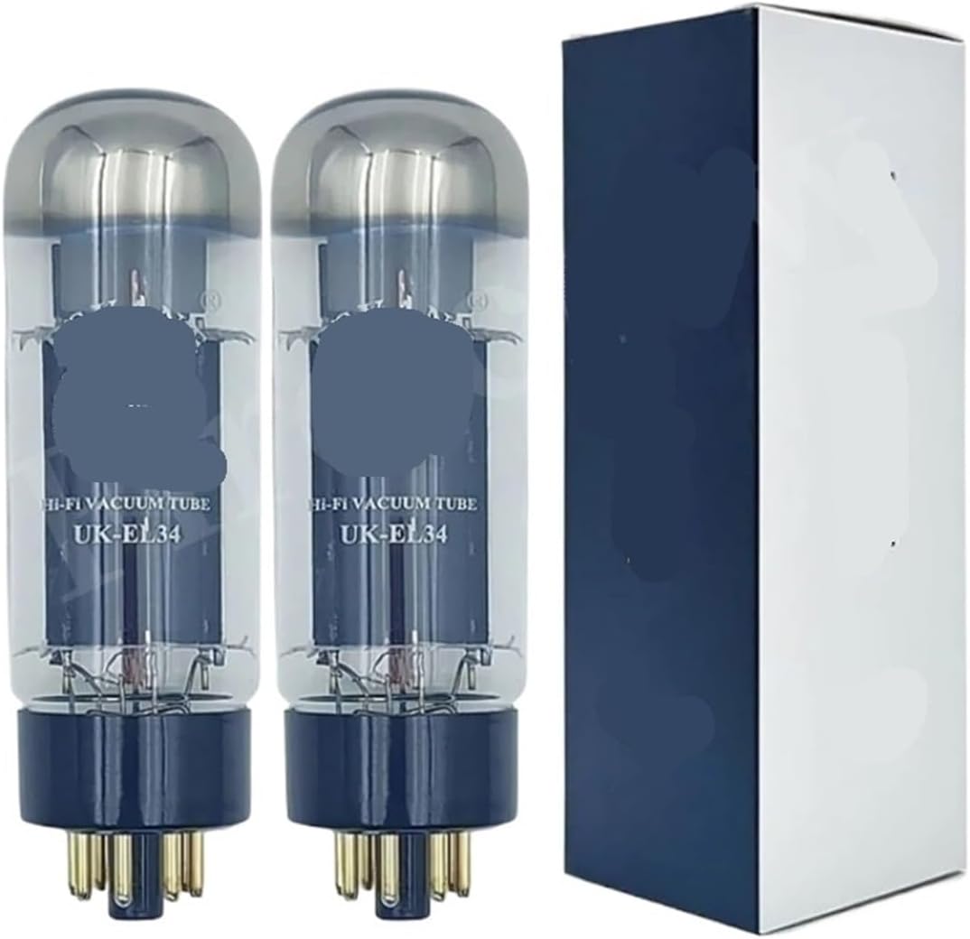 Vacuum Tube UK-EL34 UKEL34 Replaces EL34 5881 EL34C KT77 6CA7 6P3P 6L6 HiFi Audio Tube(1Pair Matched)