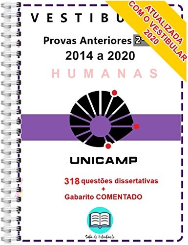 Unicamp 2º Fase Provas 2014 a 2020 + Gabarito COMENTADO de TODAS as questões (H1)