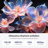UGREEN HDMI 2.1 Kabel, zertifiziert, 8K@60Hz, 4k@240Hz/120Hz, 48Gbps, 2M – Ansicht 2