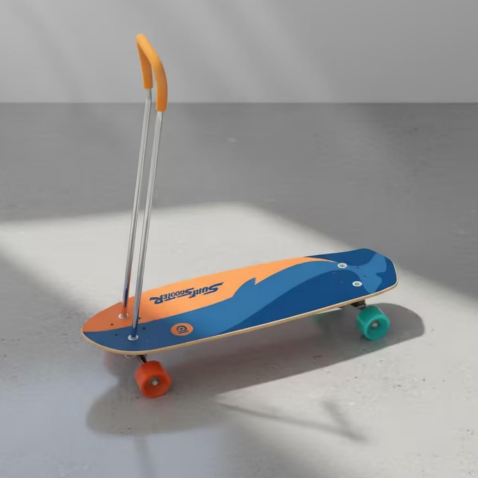 Baoblaze Attrezzatura Sportiva per Bambini Tavola Skate Monopattino Combinato con Tavola Arrotondata Ruote per Guida Scorrevole su Strada Adatta a Gioco