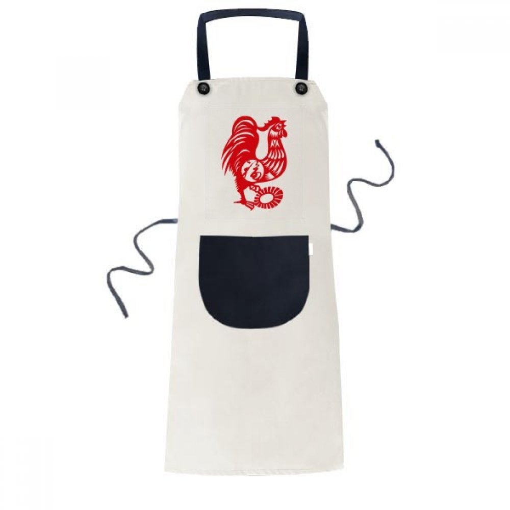 Tablier de cuisine Année de Coq ajustable pour homme et femme passionné de cuisine créative