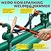WEDO Welding Chipping Hammer with Fiberglass Handle,Non-Sparking Chipping Hammer,Slag Removal Tool,Beryllium Copper,Hammer Head 300g(11oz),Length 280mm(11